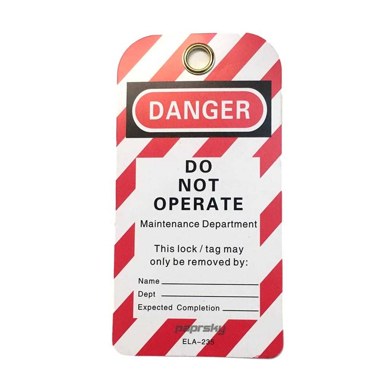 DANGER TAGS PS-LOTO-TAG-D